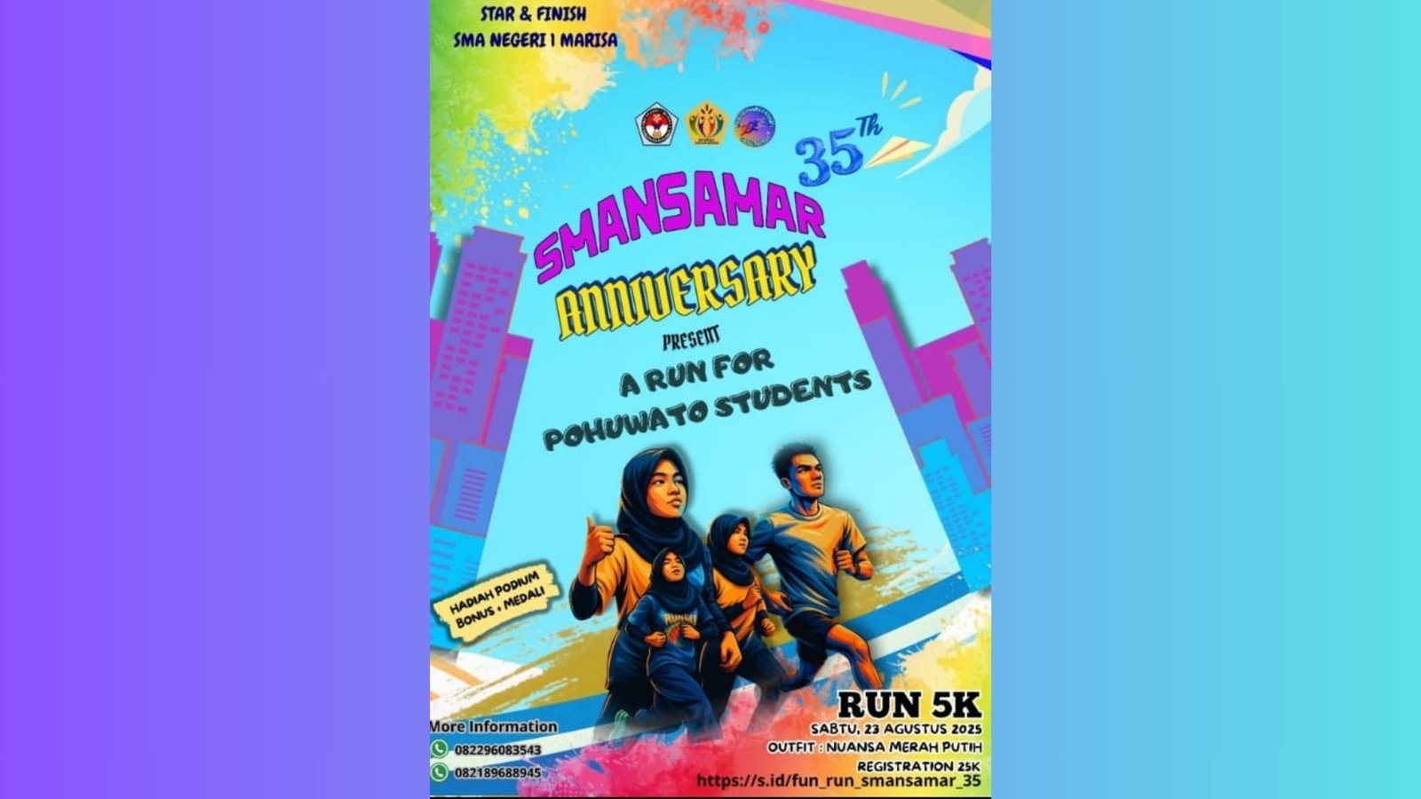 Running Pohuwato Students