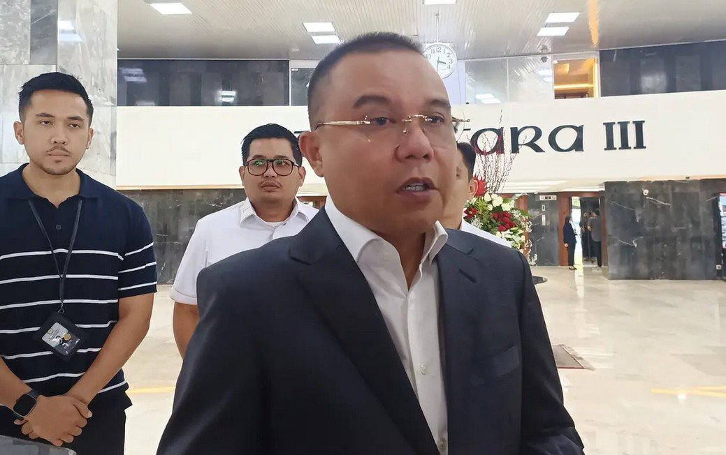 Ketua Harian DPP Partai Gerindra Sufmi Dasco Ahmad di Gedung Nusantara III DPR RI, Senayan, Jakarta, Senin (13/1/2024). (Foto:Liputan6)/Hibata.id