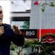 Juru Bicara Wali Kota Gorontalo, Hadi Sutrisno dan Kantor BSG [Kolase Foto]/Hibata.id