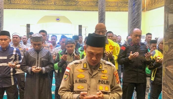 Polda Gorontalo Gelar Shalat Ghaib untuk Driver Ojol Affan Kurniawan