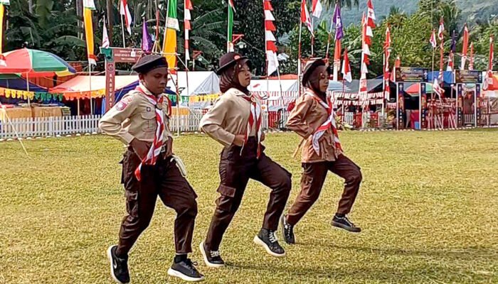 Upacara HUT ke-64 Pramuka Bone Bolango Geger, Aksi Tiga Pelajar Bikin Semua Terdiam