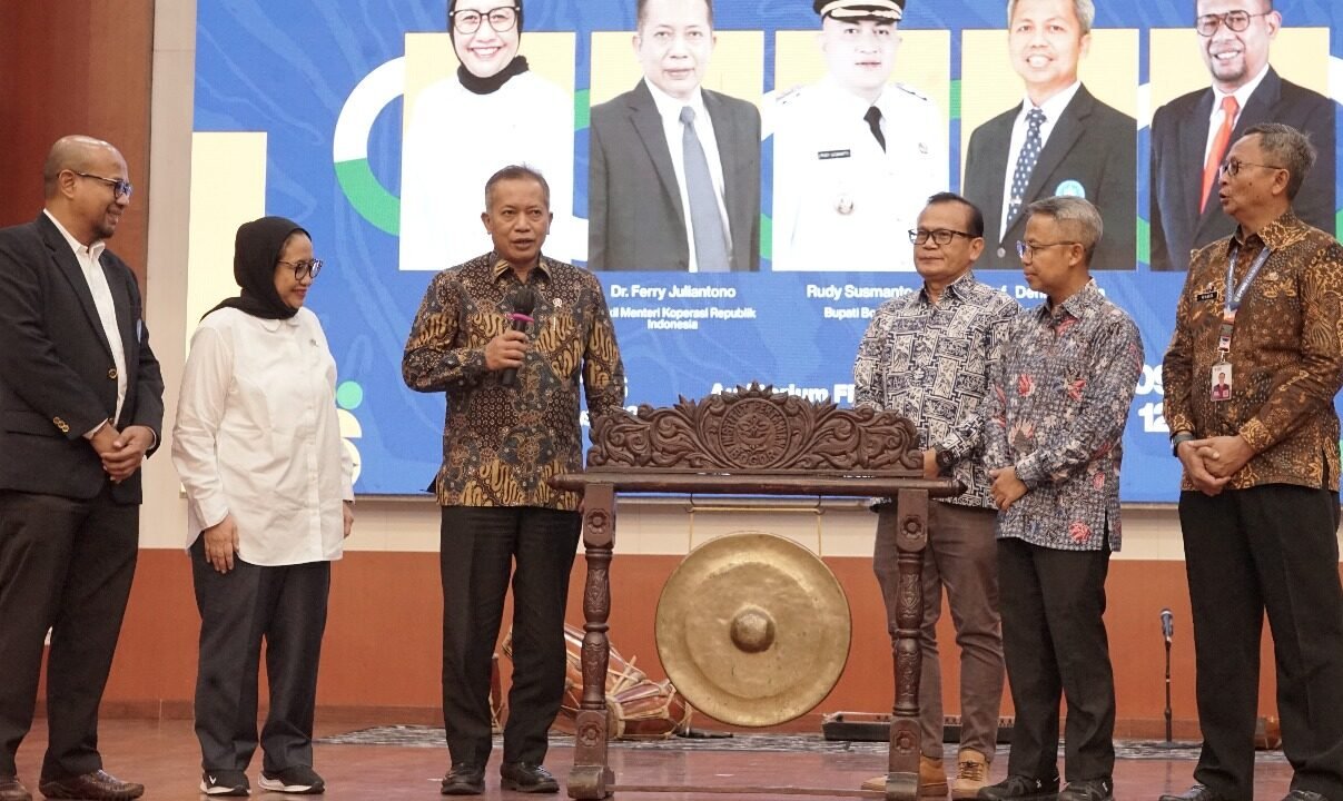 Institut Pertanian Bogor (IPB University) resmi membuka Sekolah Pemerintahan Desa (SPD) Kabupaten Bogor Tahun 2025, Kamis (7/8/2025)/Hibata.id