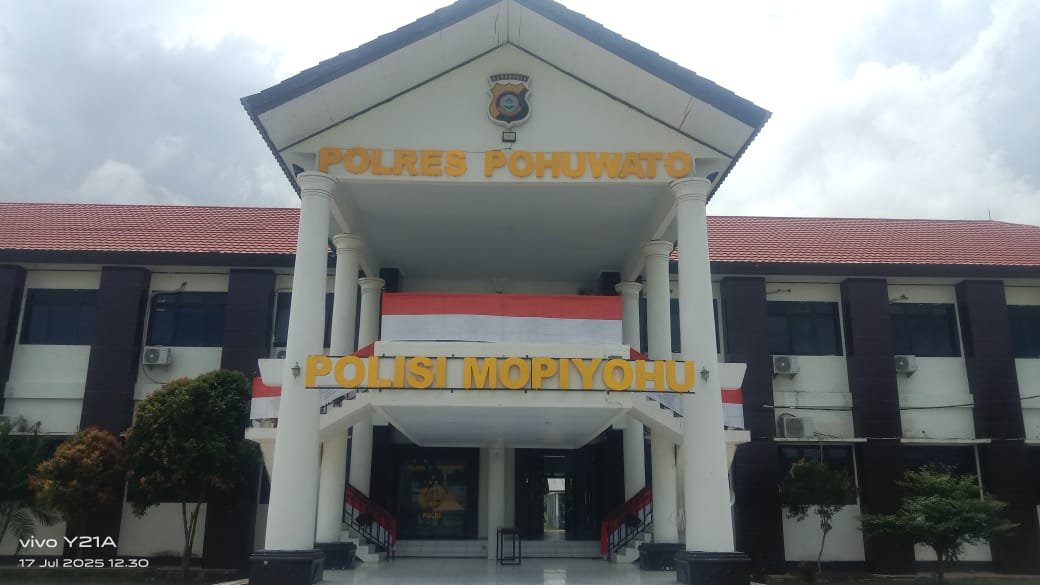 Kantor Kepolisian Resor (Polres) Pohuwato. (Foto: Dok. Istw Hibata.id)