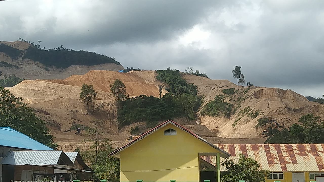 SDN 04 Buntulia, Desa Hulawa, Kecamatan Buntulia, Kabupaten Pohuwato yang diduga terdampak aktivitas tambang milik Pani Gold Project (PGP). (Foto: Dok. Istw)