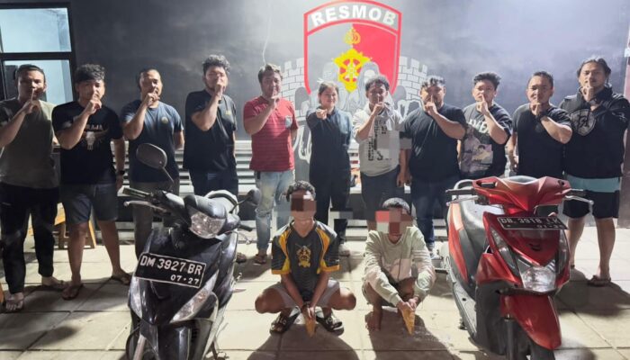 Belum Sehari Laporan Masuk, Dua Pencuri Motor di Pulubala Langsung Keok