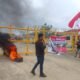 Aksi massa dari Rakyat Anti Dominasi Oligarki (RADO) kembali digelar di kantor KM-Nol Pani Gold Project (PGP), Pohuwato/Hibata.id