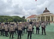 Polres Pohuwato Gelar Show of Force Jelang Aksi Mahasiswa