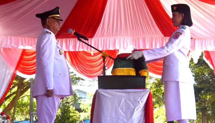 Ismet Mile Pimpin Upacara HUT RI ke-80 di Bone Bolango