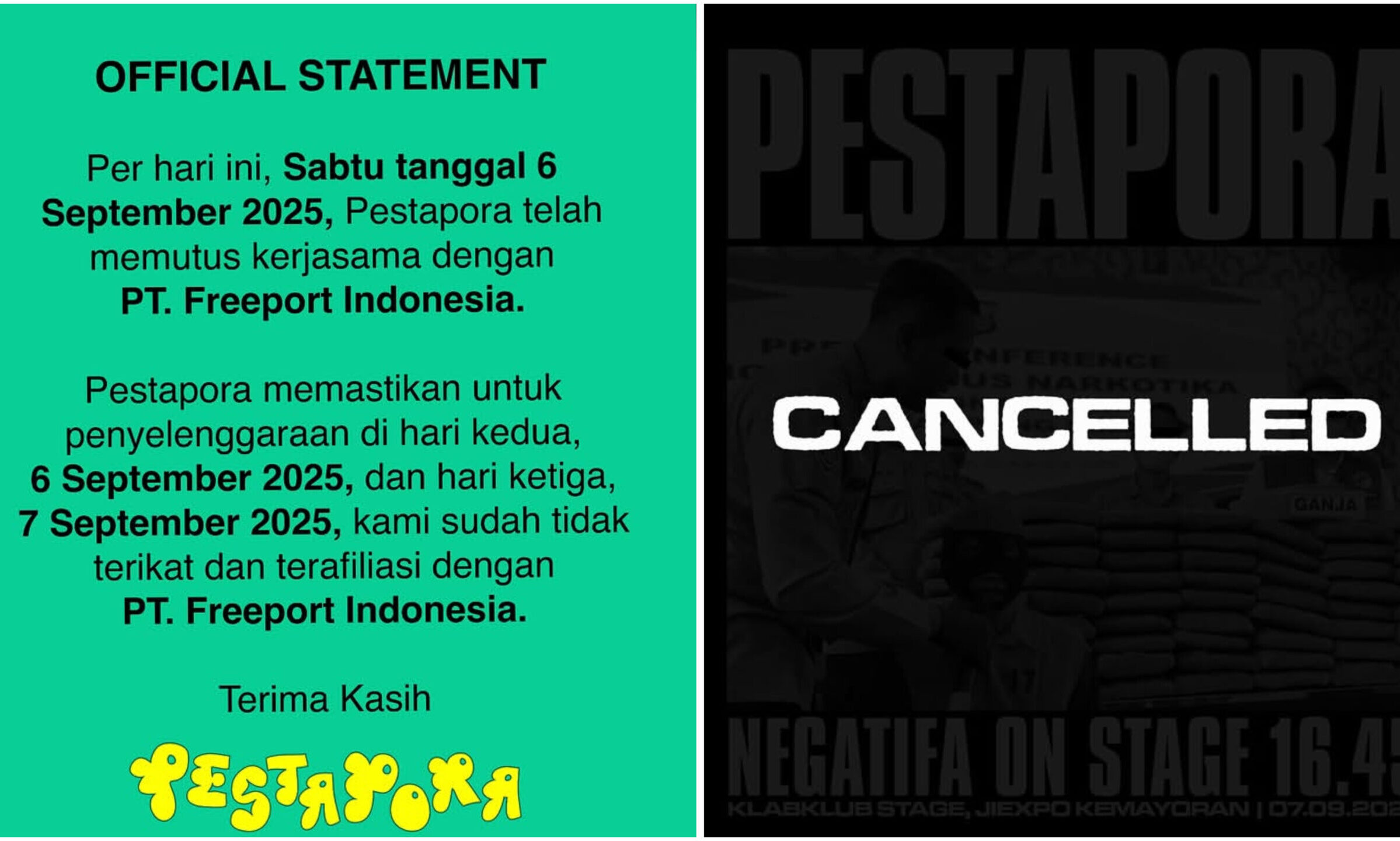Pestapora Putus Kerja Sama dengan Freeport Indonesia, Tiga Band Mundur dari Panggung