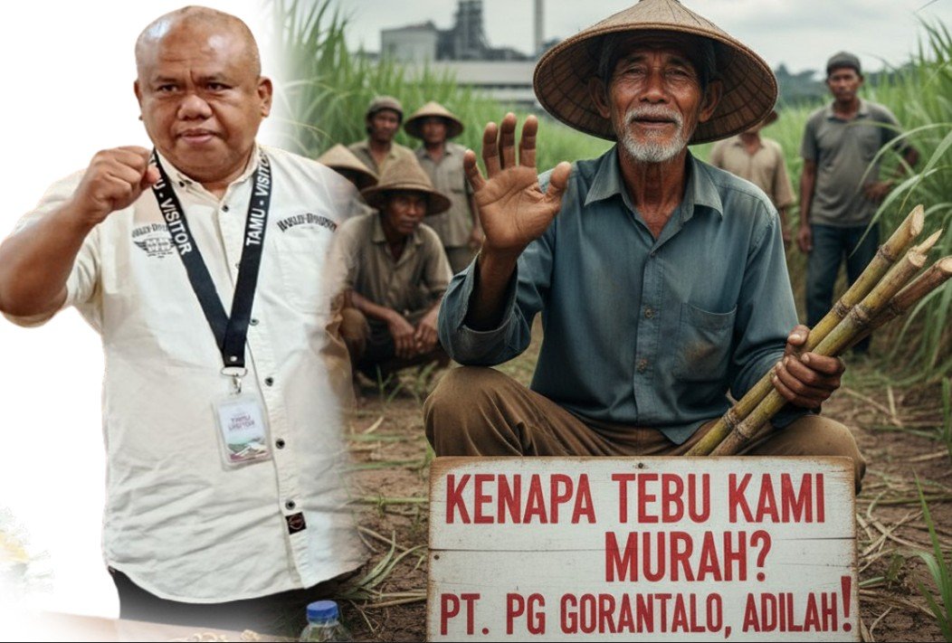 Kolase Foto - Ketua LP3G, Abdullah Deno Djarai/Hibata.id