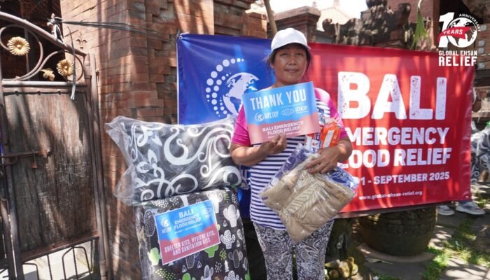 Global Ehsan Relief dan IDEP Salurkan Bantuan untuk Korban Banjir dan Longsor Bali