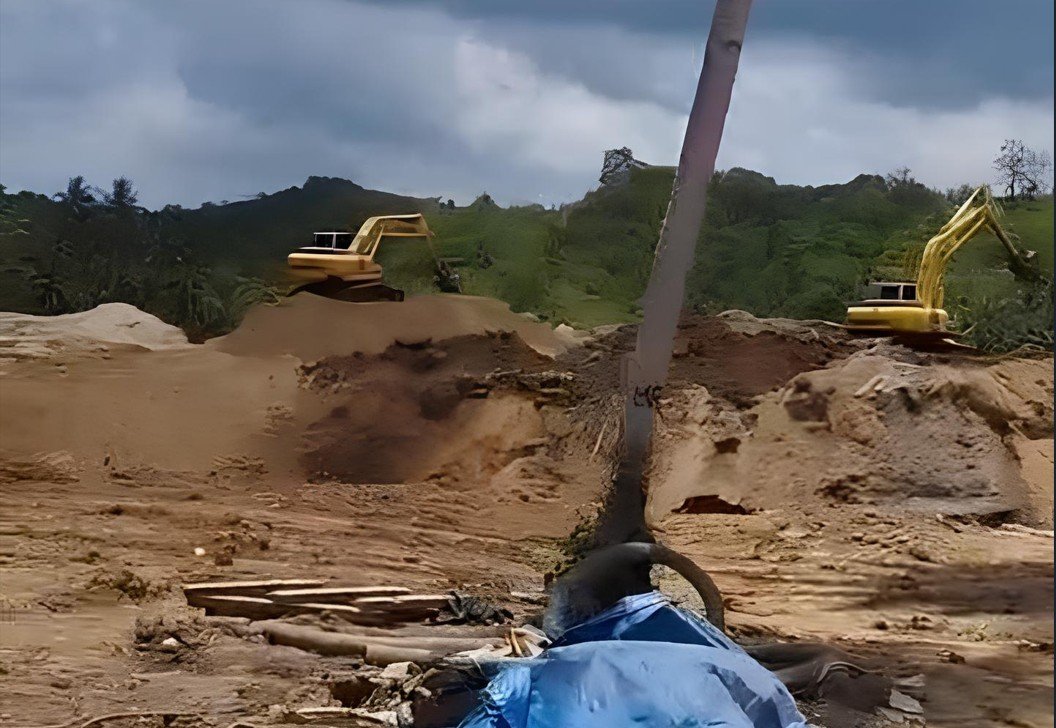 Aktivitas pertambangan emas tanpa izin (PETI) di Desa Balayo, Kecamatan Patilanggio, Kabupaten Pohuwato, Provinsi Gorontalo/Hibata.id