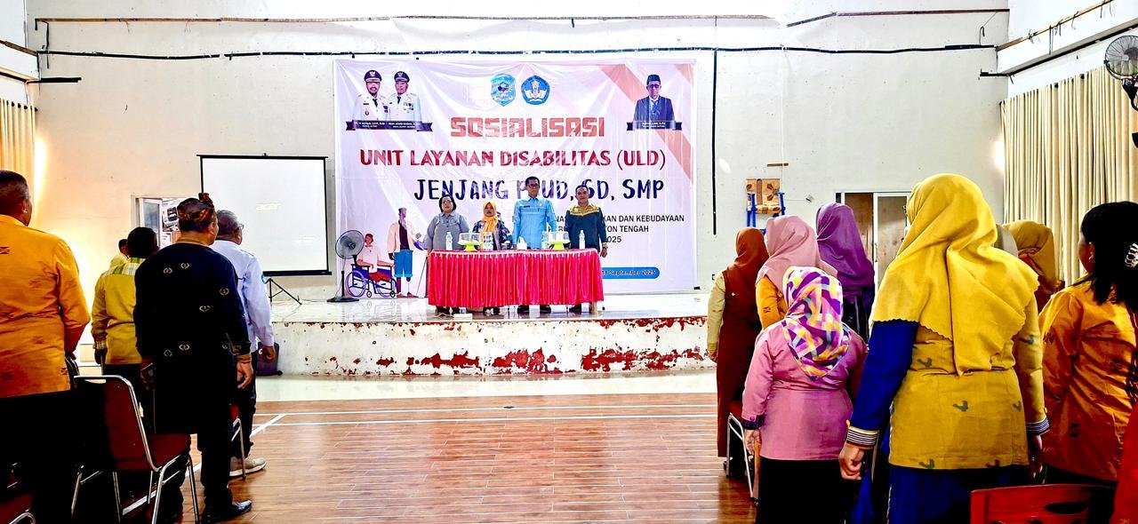 Dinas Pendidikan dan Kebudayaan Buteng menggelar sosialisasi Unit Layanan Disabilitas (ULD) untuk jenjang PAUD, SD, hingga SMP