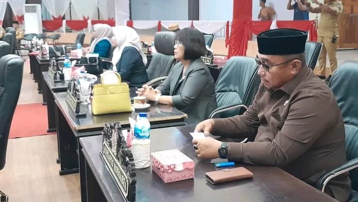 Rapat dengar pendapat (RDP) yang digelar di DPRD Pohuwato, Senin (22/9/2025)