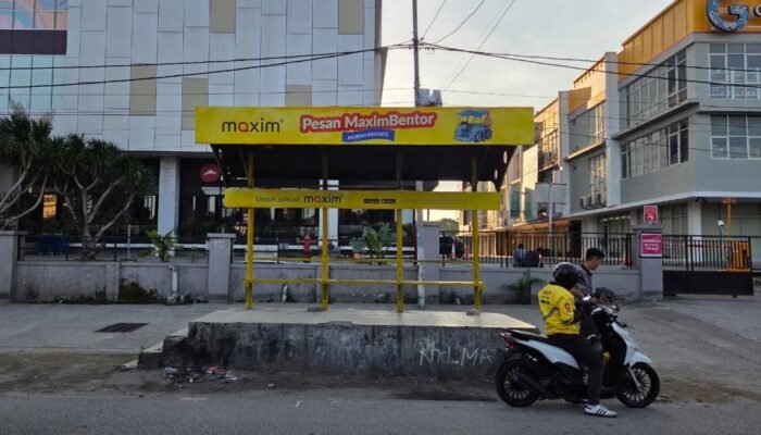 Maxim Benahi Desain Halte di Gorontalo, Dorong Fasilitas Publik Nyaman dan Modern