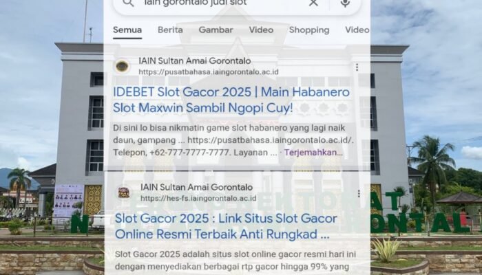 3 Situs Resmi IAIN Gorontalo Jadi Sarang Judi Online