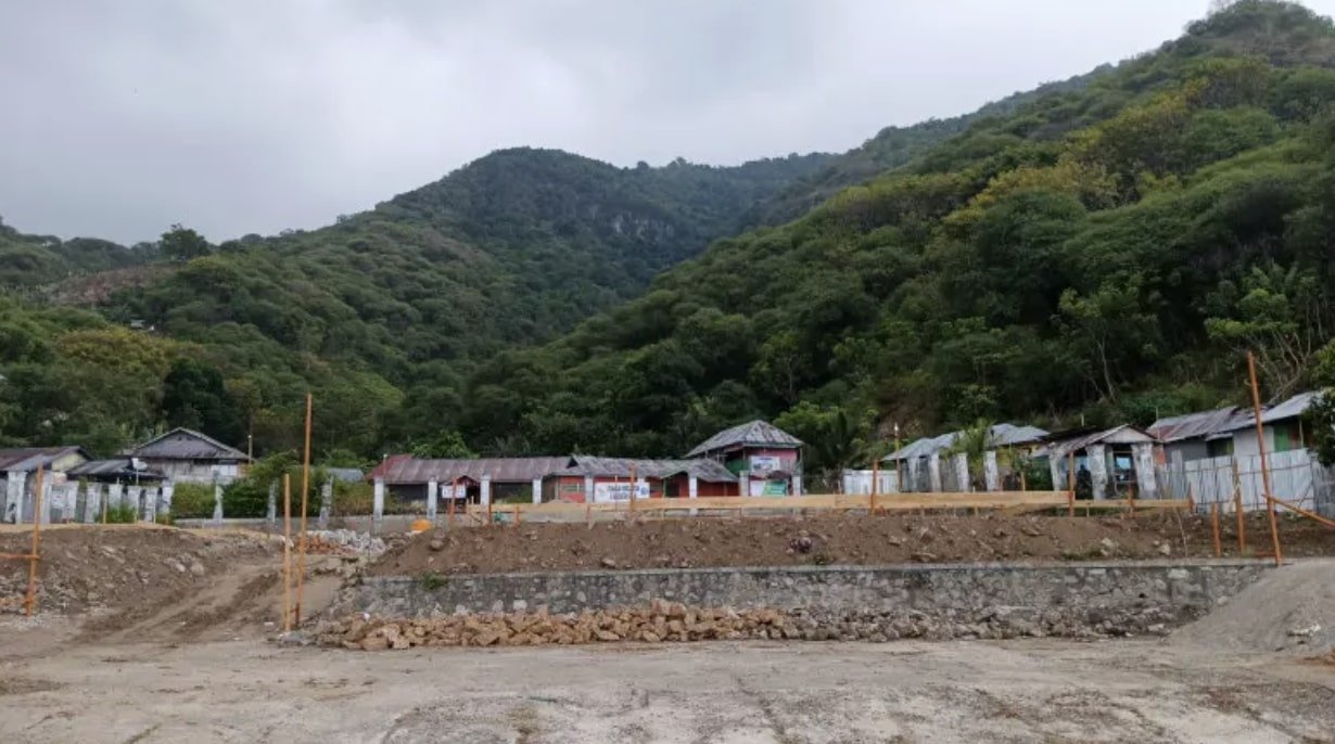 Proyek Kampung Nelayan Merah Putih (KNMP) tahap I tahun 2025 di Kota Gorontalo. (Foto: Humas Pemkot Gorontalo)