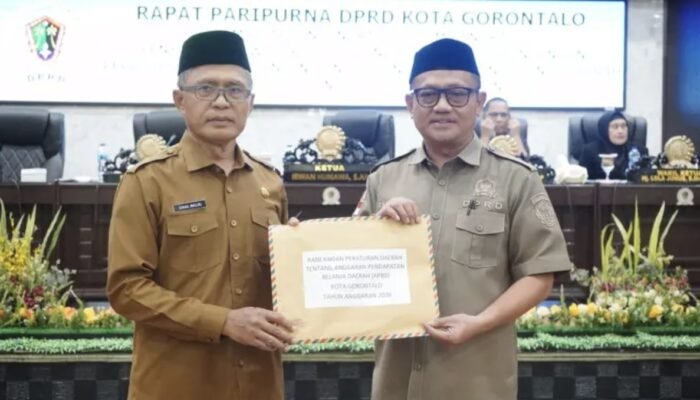 Ranperda APBD 2026 Resmi Diserahkan ke DPRD Kota Gorontalo