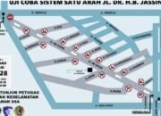 Warning!, Uji Coba Sistem Satu Arah di Jalan H.B. Jasin Dimulai 27 Oktober