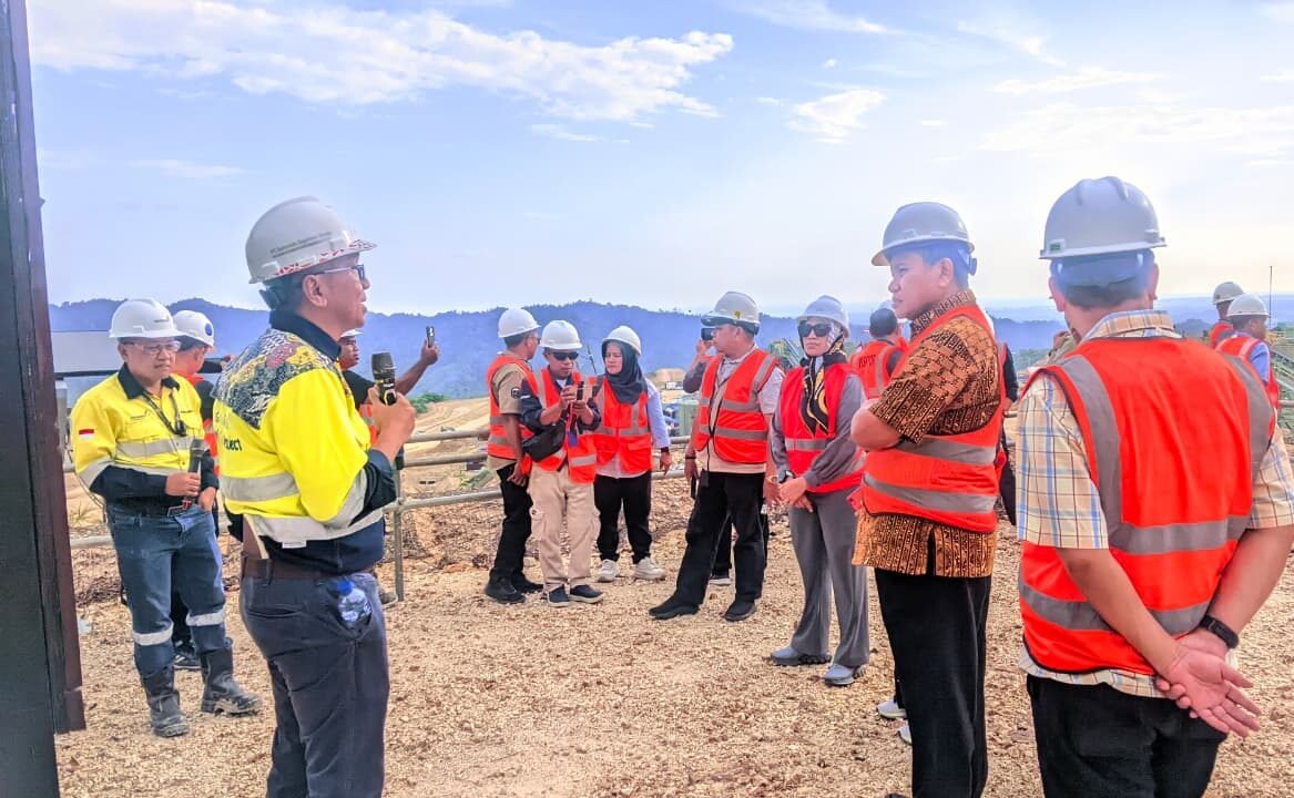 Panitia Khusus (Pansus) Pertambangan DPRD Provinsi Gorontalo saat mendatangi PT Pani Gold Project/Hibata.id