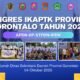 Pemplet kongres Ikatan Keluarga Alumni Kepamongprajaan (IKAPTK) Provinsi Gorontalo. (Foto: Istw)