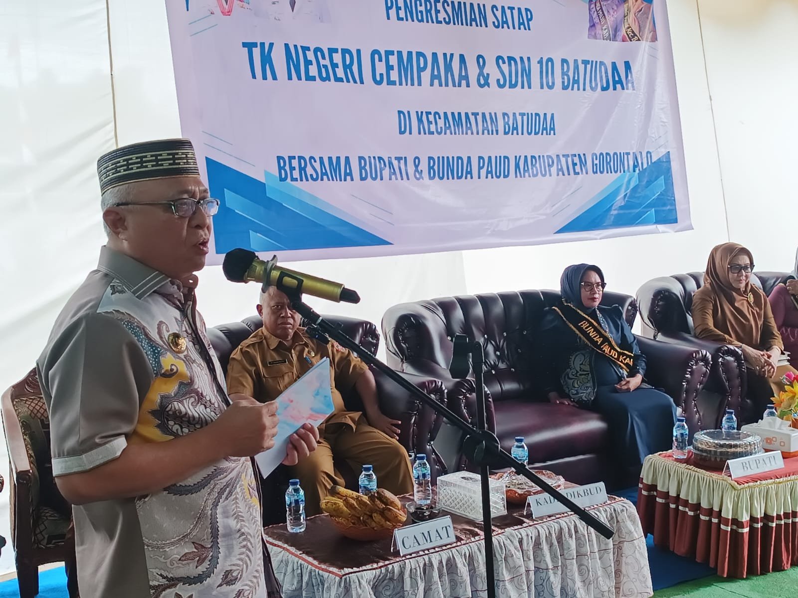 Bupati Gorontalo Resmikan Sekolah Satu Atap, Perkuat Akses Pendidikan Dasar di Batudaa/Hibata.id
