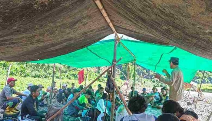 Warga Lonu dan Pokobo Dirikan Tenda di Tepi Sungai, Tolak Aktivitas PT HIP