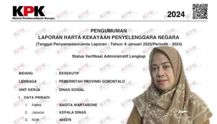 Pakai Mobil Dinas Berpelat Hitam, Ternyata Segini Harta Kekayaan Kadis Sosial Provinsi Gorontalo!