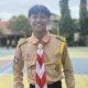 Muallif Nazrullah, siswa kelas XI yang juga anggota aktif Gerakan Pramuka/Hibata.id