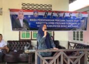 Serap Aspirasi Warga, Lolly Yunus: Fokus Pendidikan dan Infrastruktur Desa