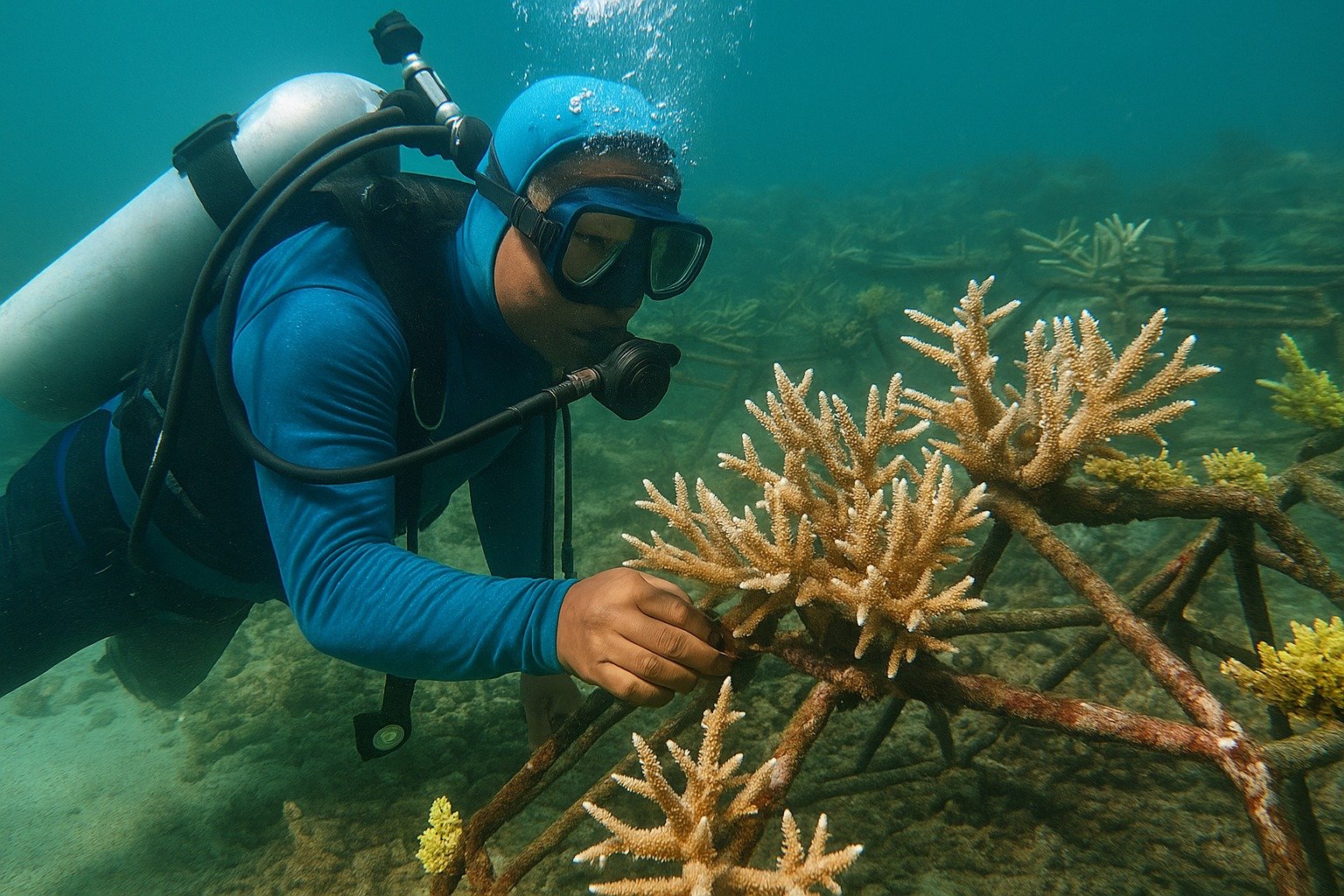 Kolaborasi Peneliti, Warga Pesisir, dan Pemerintah Pulihkan Terumbu Karang Botutonuo/Hibata.id