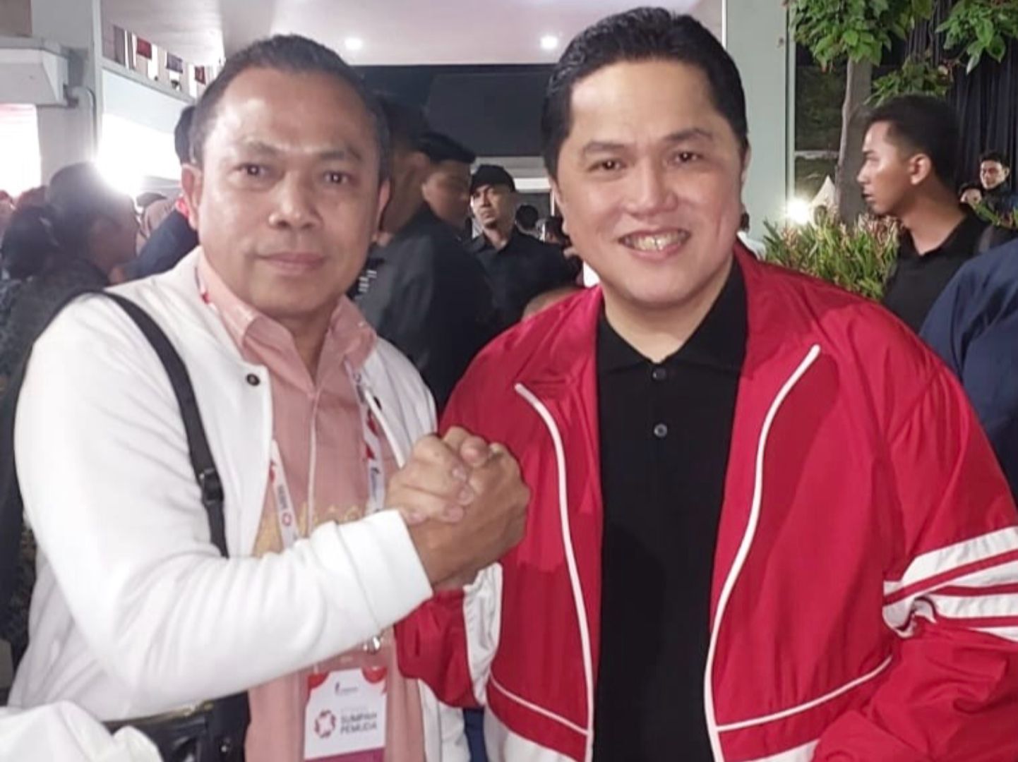 Kepala Dinas Pemuda dan Olahraga (Dispora) Provinsi Gorontalo, Danial Ibrahim saat menghadiri puncak peringatan Hari Sumpah Pemuda (HSP) ke-97 Tahun 2025 di Hall Basket Gelora Bung Karno (GBK). (Foto: Dok. Istw)