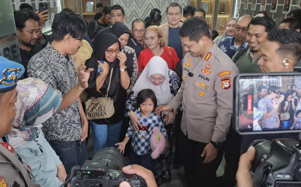 Bilqis balita asal Makassar ditemukan di Jambi