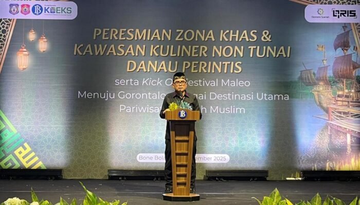 BI Gorontalo Resmikan Zona KHAS dan Kawasan Kuliner Non Tunai di Danau Perintis