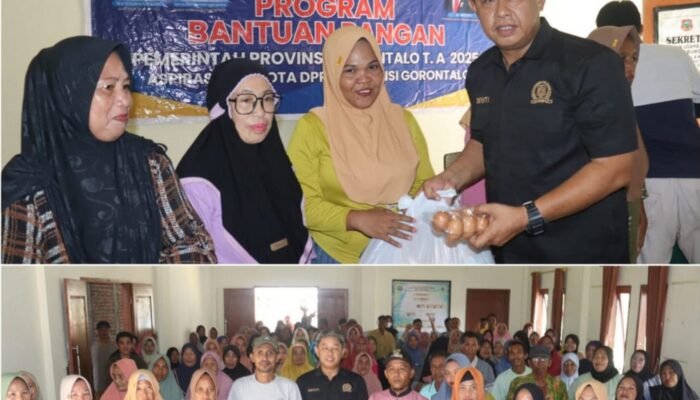 Suyuti Salurkan 850 Paket Bantuan Pangan untuk Warga Pesisir Gorontalo