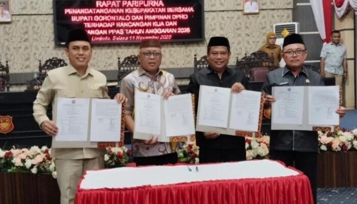 Langkah Awal Penyusunan APBD, Pemkab dan DPRD Gorontalo Sepakati KUA-PPAS 2026