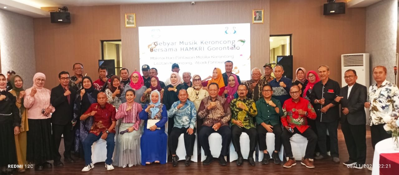 Ketua DPRD Provinsi Gorontalo, Thomas Idrus Mopili, menghadiri Gebyar Musik Keroncong 2025/Hibata.id