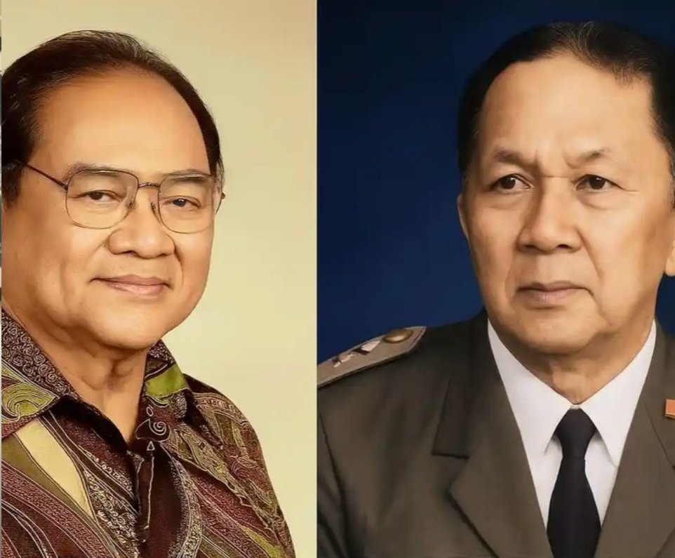 Prof. Aloei Saboe dan H.B. Jassin. (Foto: Istw)