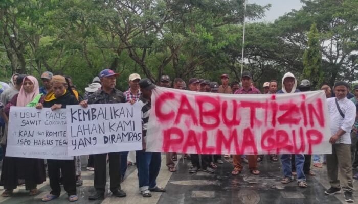 Petani Pulubala & Motilango Geruduk DPRD Prov. Gorontalo: “Kembalikan Tanah Kami!”