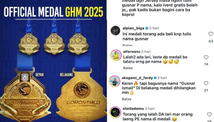 Lagi, Desain Medali GHM Tertulis Nama “Gusnar Ismail” Diprotes Netizen