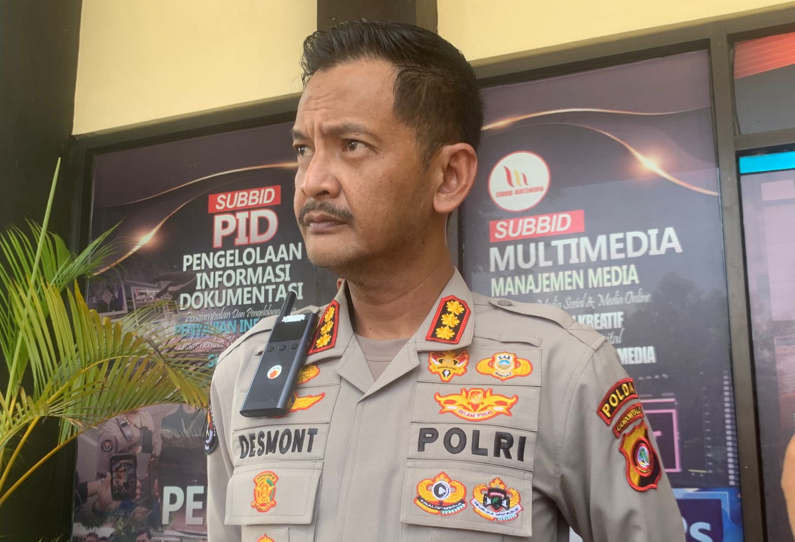 Kabid Humas Polda Gorontalo Kombes Pol Desmont Harjendro. Foto:Hibata.id