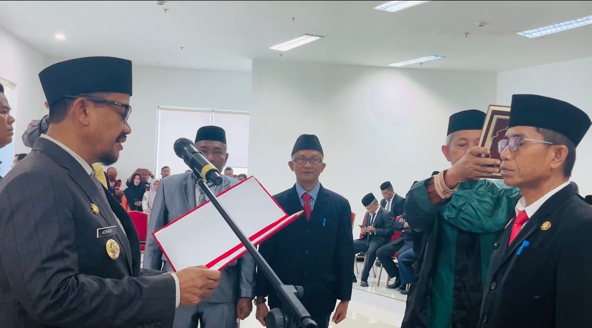 Rotasi Besar di Buton Tengah: Jabatan Pj Sekda Berganti, 54 Pejabat Administrator dan Pengawas Dilantik/Hibata.id