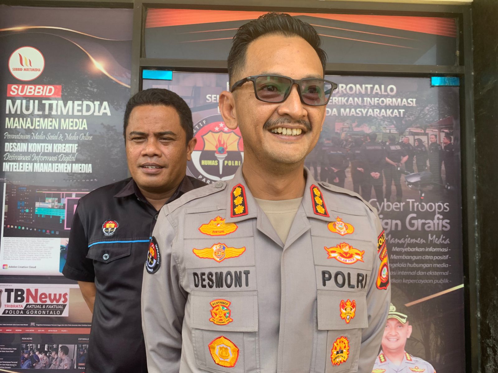 Kabid Humas Polda Gorontalo Kombes Pol Desmont Harjendro/Hibata.id