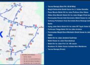 Panitia Gorontalo Half Marathon (GHM) 2025 resmi merilis peta dan rincian rute kategori 21 kilometer/Hibata.id