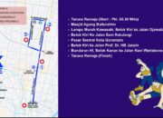 Rute 5K GHM 2025 Resmi Dirilis, Lewati Ikon Kota Gorontalo/Hibata.id