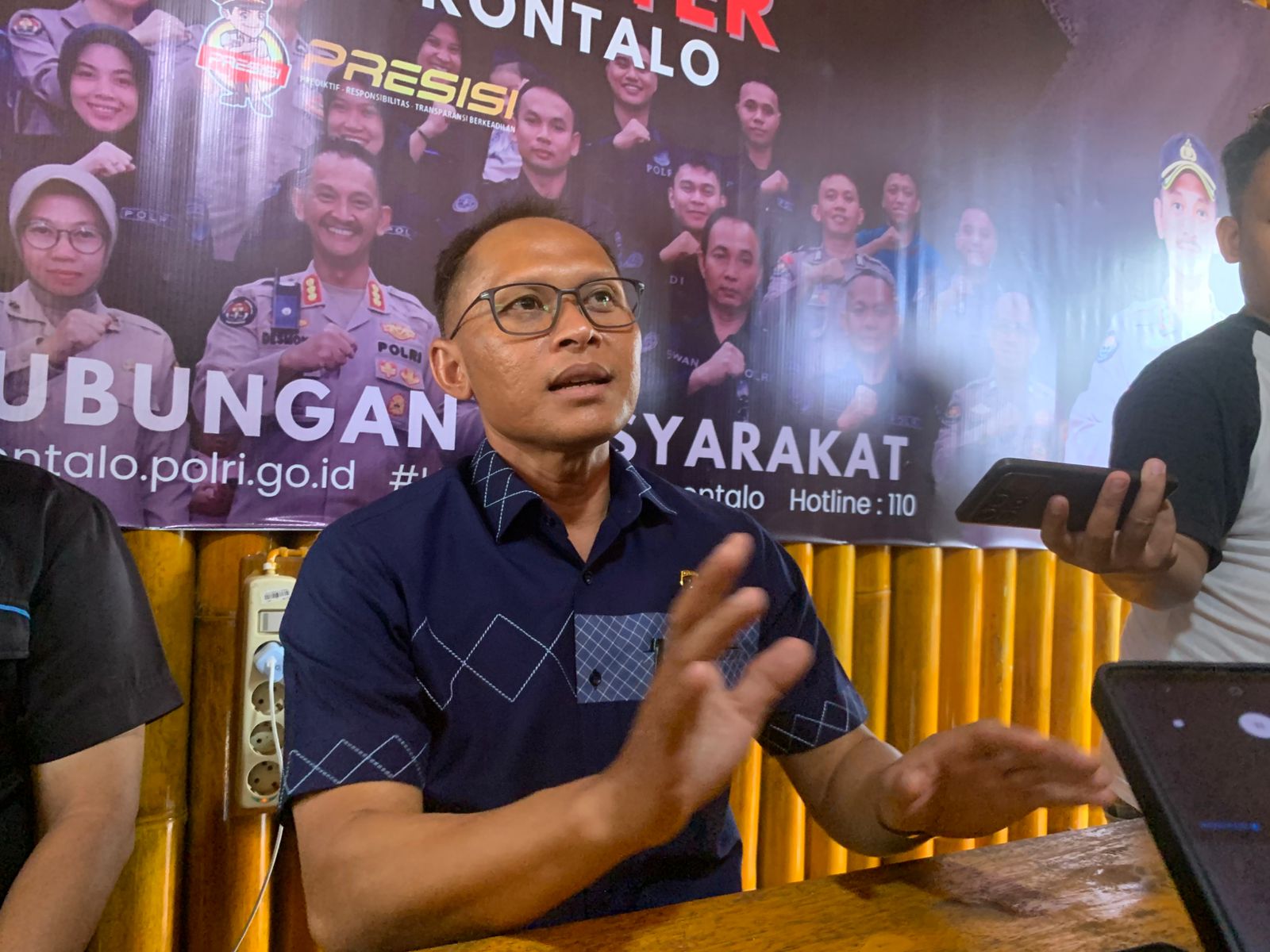 Direktur Reserse Kriminal Umum Polda Gorontalo, Kombes Pol Ade Permana/Hibata.id