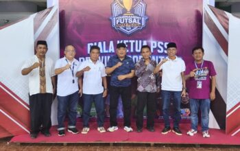 Wakil Bupati Gorontalo Tonny Junus membuka Turnamen Futsal Pelajar 2025 di GOR David-Tonny Limboto. Ajang ini menjadi ruang pembinaan, pencarian bakat, dan penguatan karakter generasi muda/Hibata.id