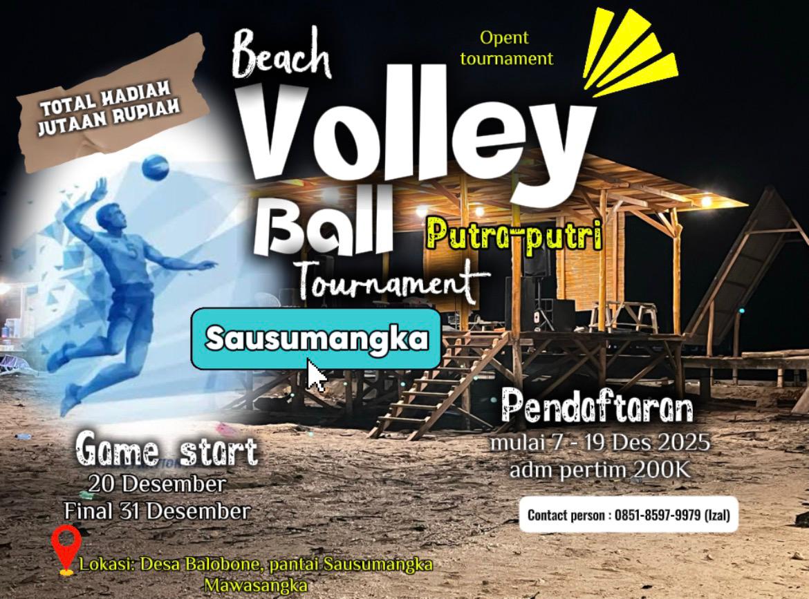 Ajang olahraga pantai kembali meramaikan penghujung tahun di Kabupaten Buton Tengah/Hibata.id