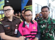 Suasana kantor Kejaksaan Negeri (Kejari) Lubuk Linggau saat tersangka ditahan/Hibata.id