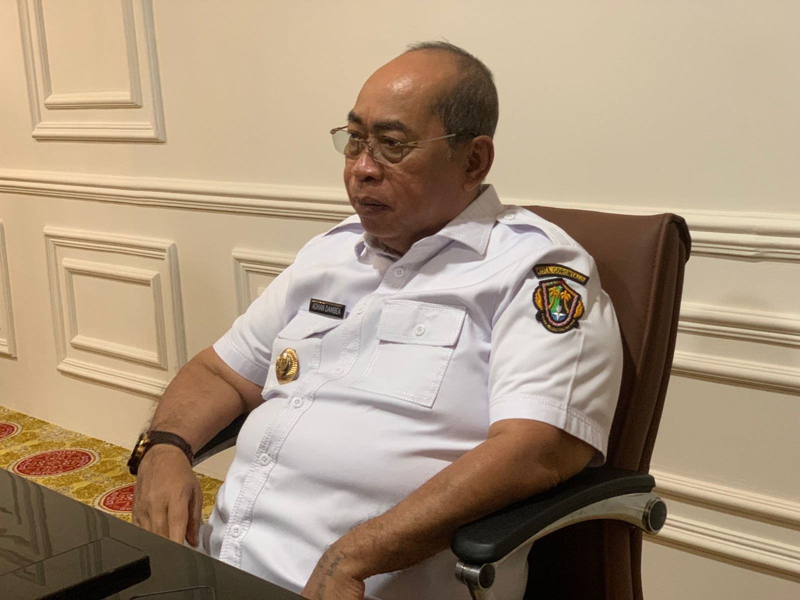 Wali Kota Gorontalo, Adhan Dambea/Hibata.id